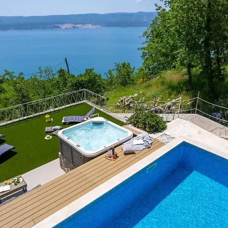 Villa Maruncela With Sea And Island Views, 5 Bedrooms, Private Pool, Gym Lokva Rogoznica